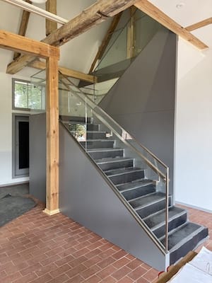 Remise Fertigstellung Treppenaufgang